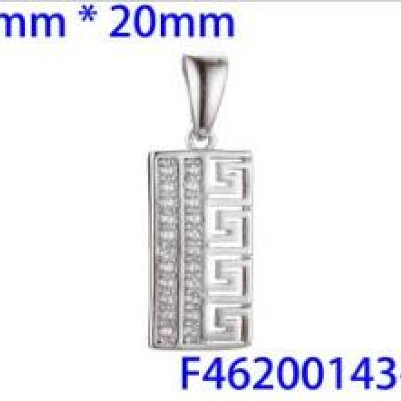 Kulons ar rodija pārklājumu