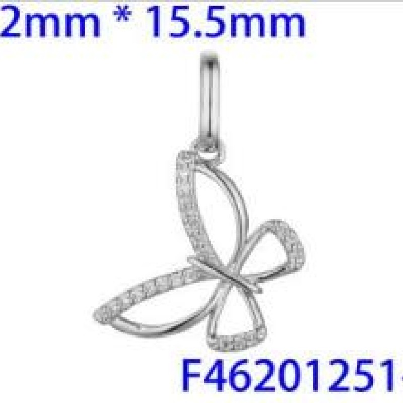 Kulons ar rodija pārklājumu