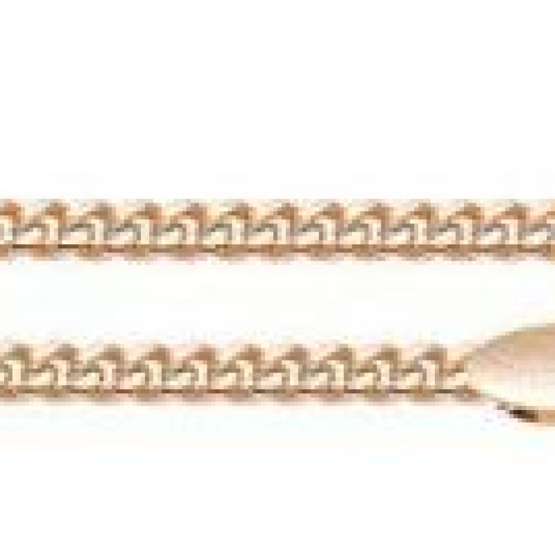 Apzeltītā ķēdīte Klasisks Maiami stila Kubas posmu pinums