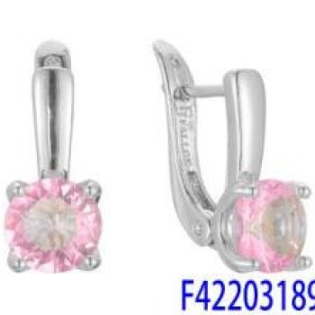 Auskari ar rodija pārklājumu