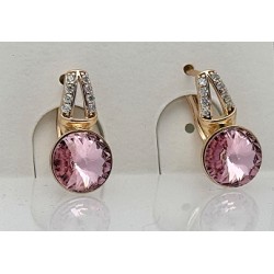 SWAROWSKI auskari apzeltīti