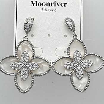 Auskari ar rodija pārklājumu