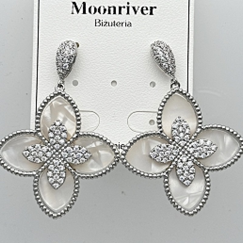 Auskari ar rodija pārklājumu