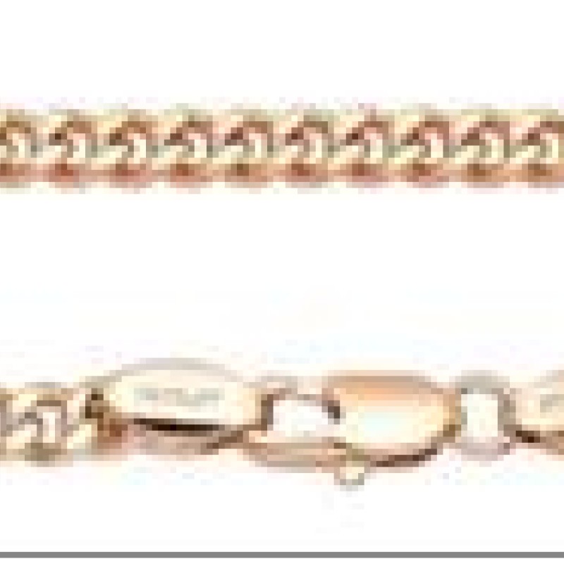 Apzeltīta rokassprādze Klasisks Maiami stila Kubas posmu pinums