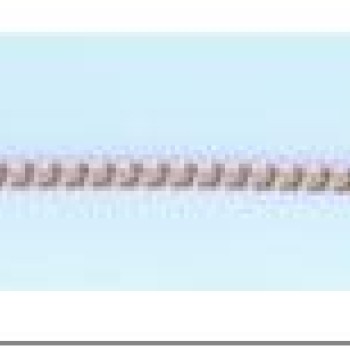 Apzeltīta rokassprādze Love austu stiepļu posmu pinums