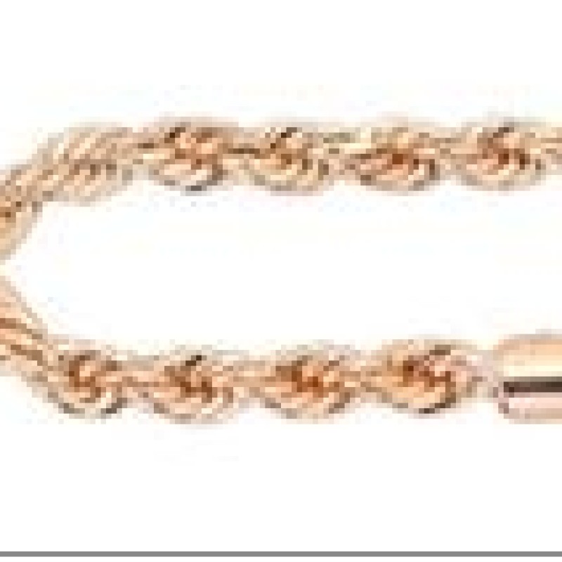 Apzeltīta rokassprādze Klasisks Franču virves pinums