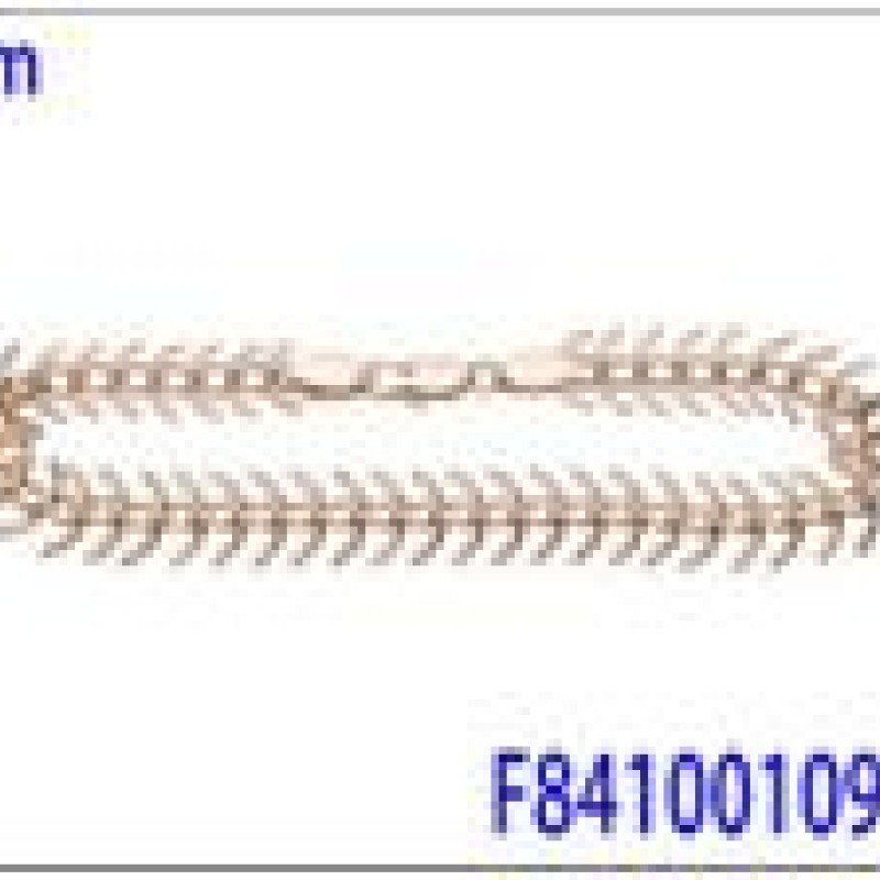 Apzeltīta rokassprādze Zivju skeleta formas virkne