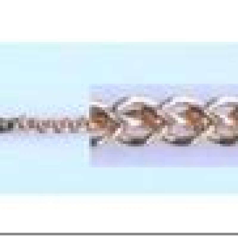 Apzeltīta rokassprādze Spiga kviešu ķēdes pinums