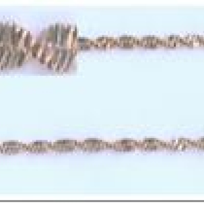 Apzeltīta rokassprādze Singapūras dubulto posmu pinums