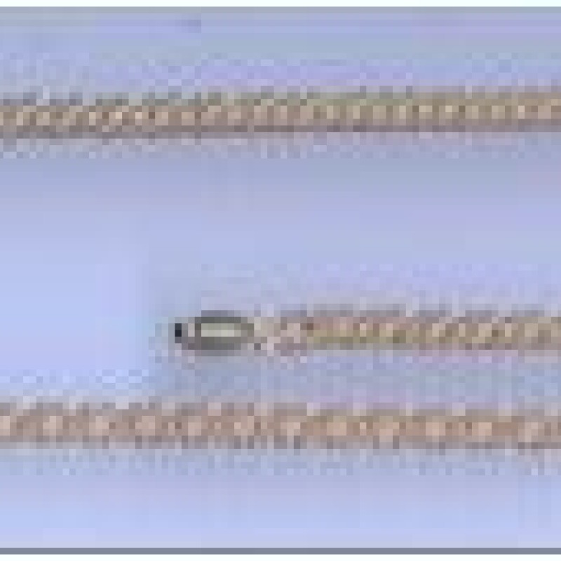 Apzeltīta rokassprādze Rombo austu stiepļu posmu pinums