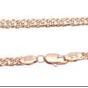 Apzeltīta rokassprādze Rombo austu stiepļu posmu pinums