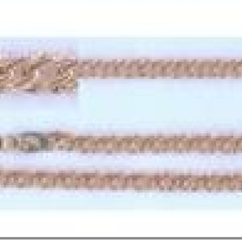 Apzeltīta rokassprādze Rombo austu stiepļu ar dubultrievām posmu pinums