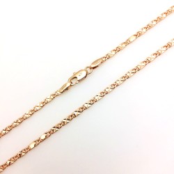 Apzeltīta rokassprādze Masīvā gliemežvāka ar krustu X gravējumu posmu virkne