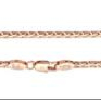 Apzeltīta rokassprādze Klasisks Spiga kviešu vārpas pinums