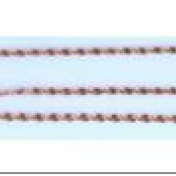 Apzeltīta rokassprādze Gliemežu stieples ar sānu kaltu posmu virkne