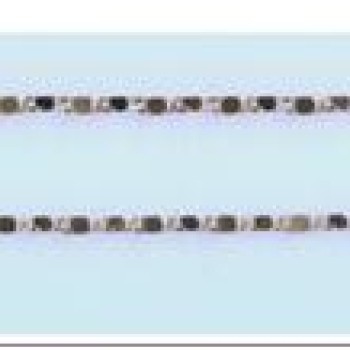 Apzeltīta rokassprādze Vienlaidu glancētu gliemežvāku posmu virkne