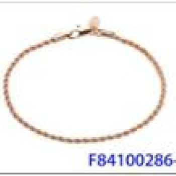 Apzeltīta rokassprādze Klasisks Franču virves pinumsranču virves pinums