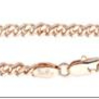 Apzeltīta rokassprādze Infinity 8-ka posmu pinums