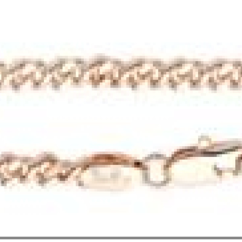 Apzeltīta rokassprādze Infinity 8-ka posmu pinums