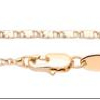 Apzeltīta rokassprādze Masīvā gliemežvāka ar \\ gravējumu posmu virkne