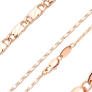 Apzeltīta rokassprādze Masīvā gliemežvāka ar \\ gravējumu posmu virkne