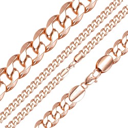 Apzeltīta rokassprādze Klasiskās ķēdes ar apmales posmu virkne