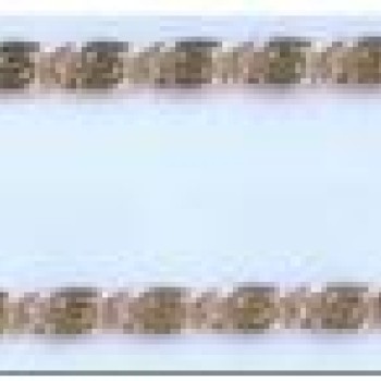 Apzeltīta rokassprādze Klasiskā noapaļotu sānu gliemežu posmu virkne