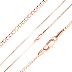 Apzeltīta rokassprādze Klasiskās ķēdes ar apmales posmu virkne