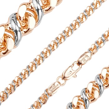 Apzeltīta rokassprādze Infinity 8-ka posmu pinums