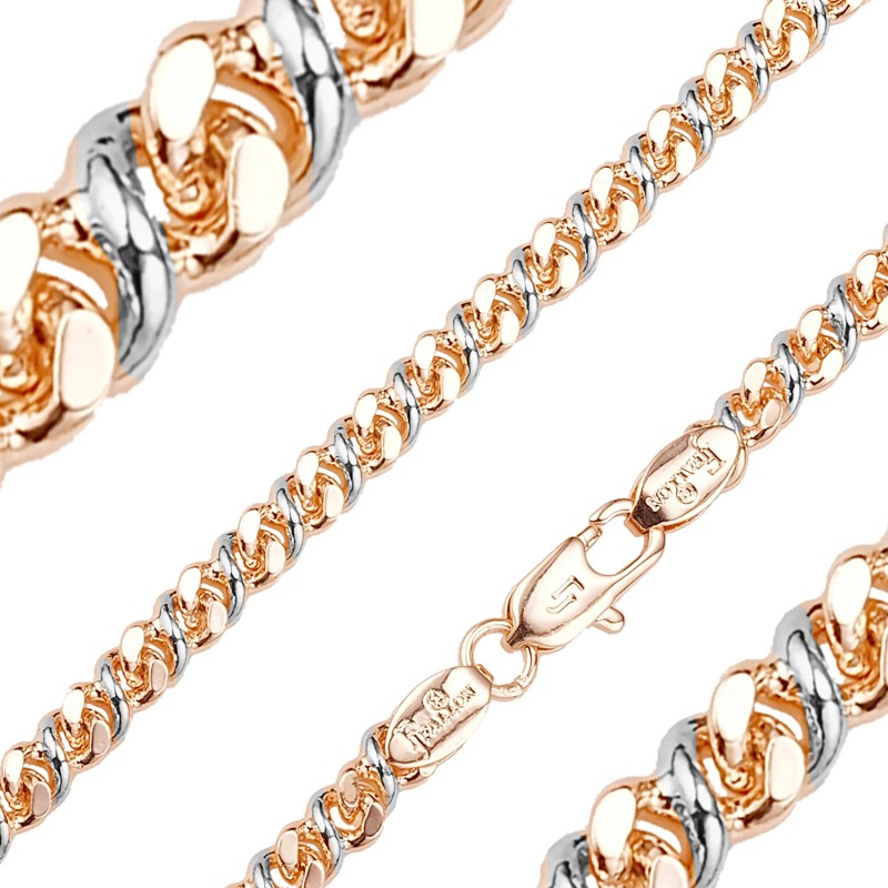 Apzeltīta rokassprādze Infinity 8-ka posmu pinums