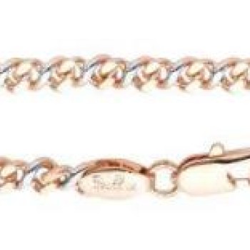 Apzeltīta rokassprādze Infinity 8-ka posmu pinums