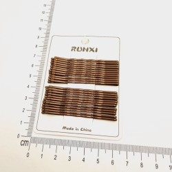 Matu sprādzes komplekts RUNXI (2x12gab.)