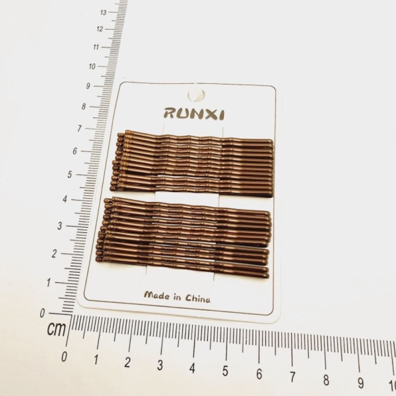 Matu sprādzes komplekts RUNXI (2x12gab.)