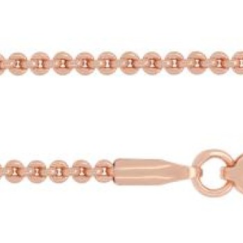 Apzeltītā ķēdīte Noapaļotu Rolo posmu virkne