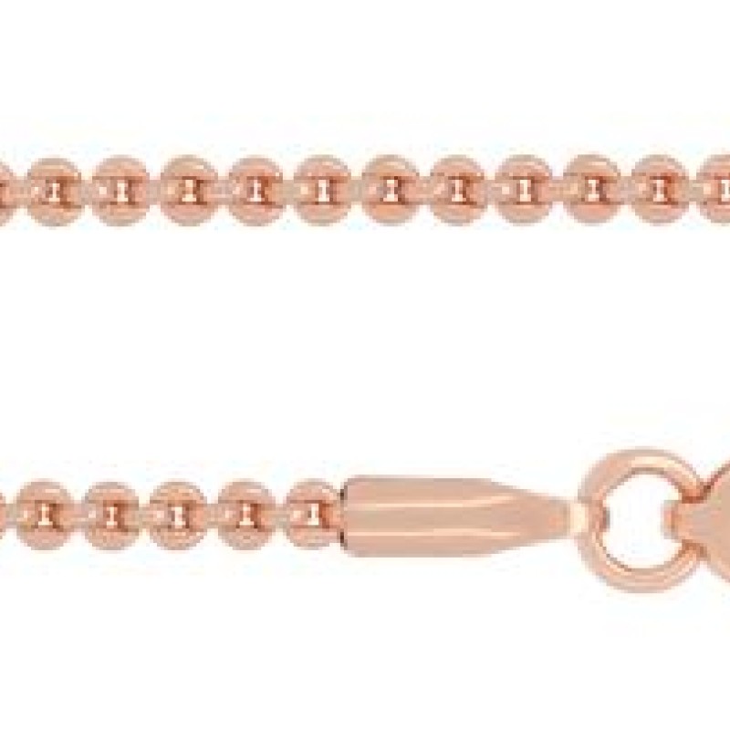 Apzeltītā ķēdīte Noapaļotu Rolo posmu virkne