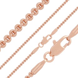 Apzeltītā ķēdīte Noapaļotu Rolo posmu virkne