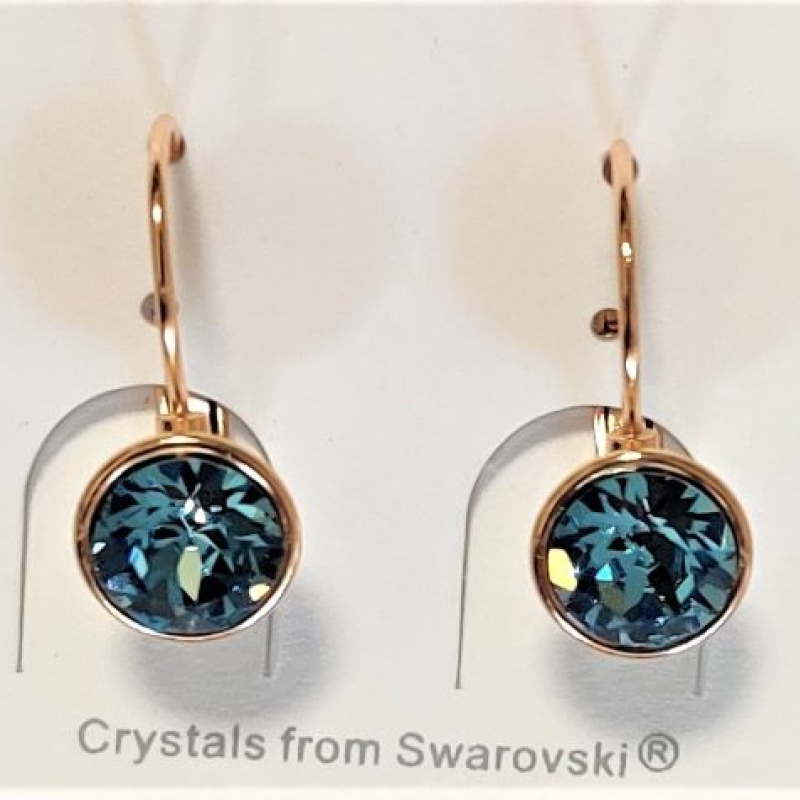 SWAROWSKI auskari apzeltīti