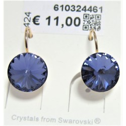 SWAROWSKI auskari apzeltīti