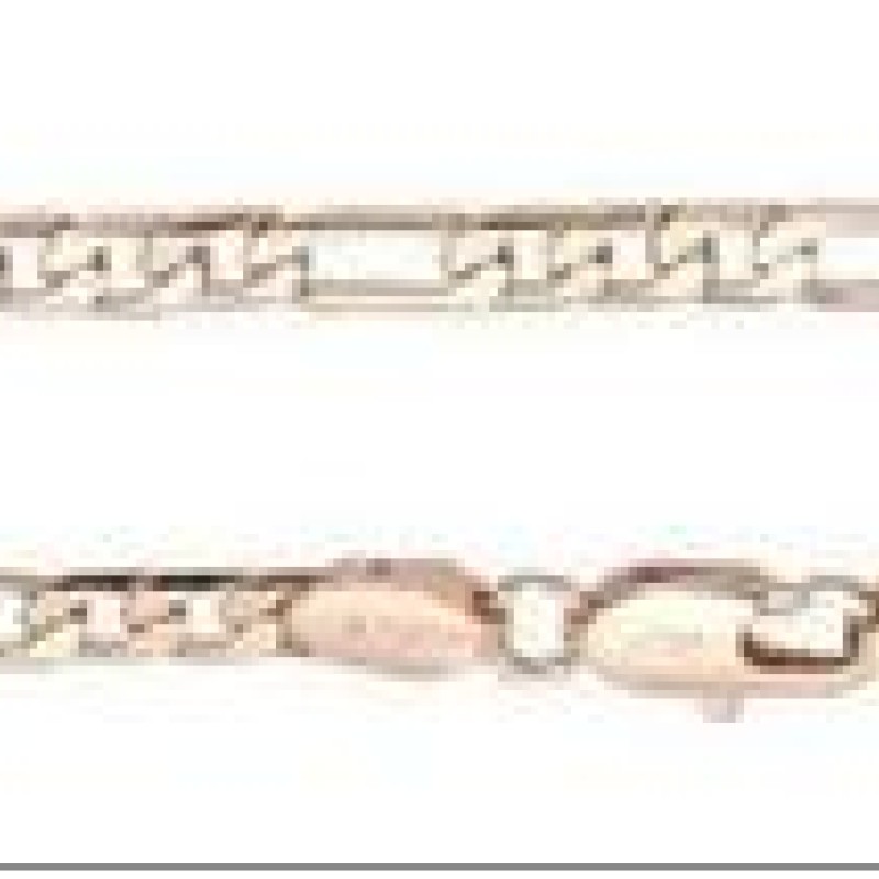 Apzeltīta rokassprādze Klasiskā Figaro virkne