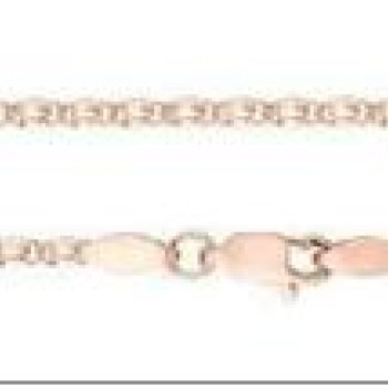 Apzeltītā ķēdīte Gliemežu atslēgas caurumiņu posmu ar noapaļotu sānu virkne