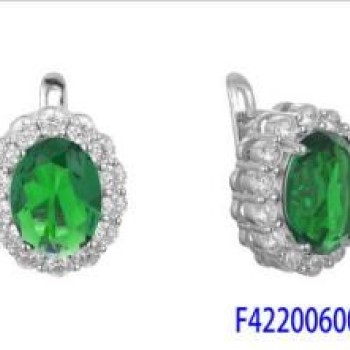 Auskari ar rodija pārklājumu