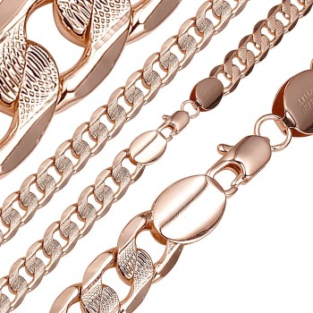 Apzeltītā ķēdīte Viļnveidīgi kaltu posmu klasiskās ķēdes virkne