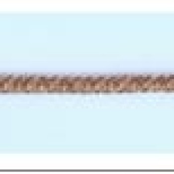 Apzeltīta rokassprādze Kubas dubulto posmu pinums