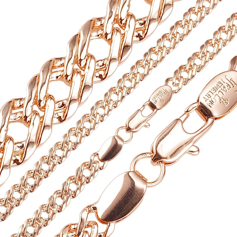 Apzeltīta rokassprādze Klasisks Rombo austu stiepļu posmu pinums