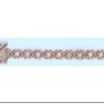 Apzeltīta rokassprādze Klasisks Rombo austu stiepļu posmu pinums