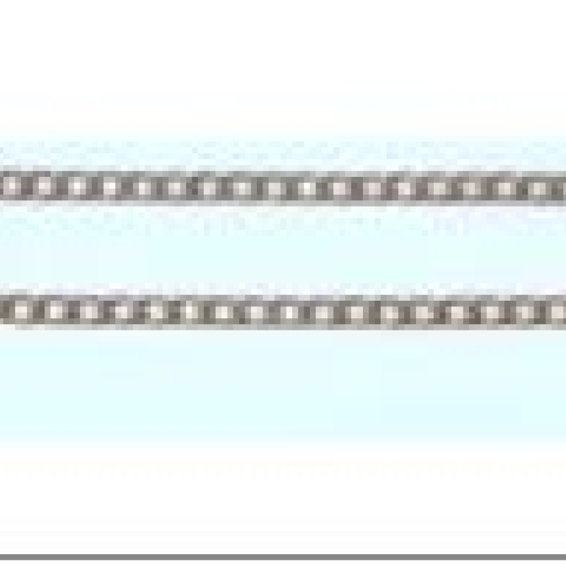 Apzeltīta rokassprādze Klasiskās ķēdes ar apmales posmu virkne