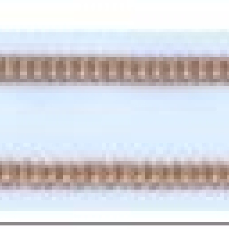 Apzeltīta rokassprādze Kubas dubulto ieliektu posmu pinums