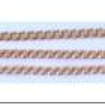 Apzeltīta rokassprādze Love austu stiepļu posmu pinums