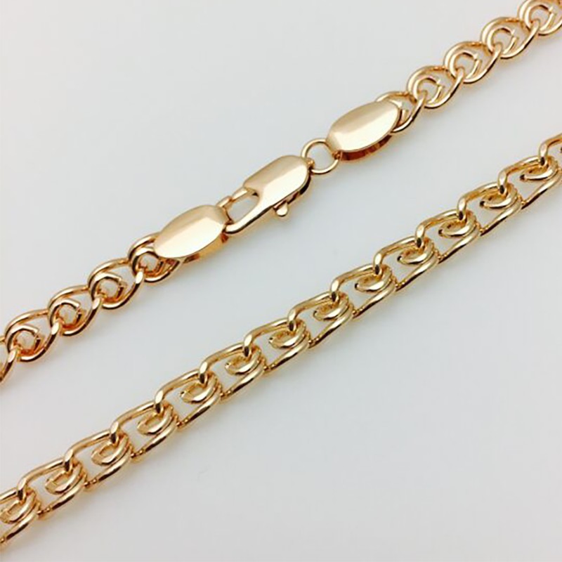 Apzeltīta rokassprādze Love austu stiepļu posmu pinums