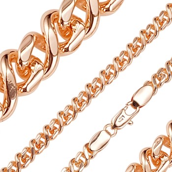 Apzeltīta rokassprādze Infinity klasiskā 8-ka posmu pinums